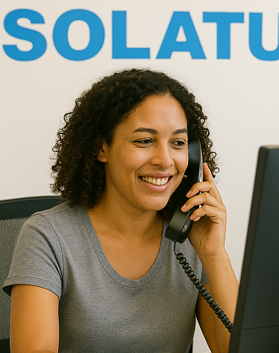 Solatube Girl Answer Phone Resized Solatube